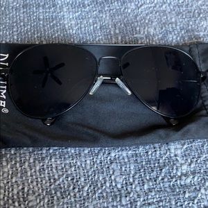 Duduma Black Aviator Sunglasses